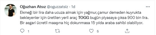 togg un fiyati sosyal medyada gundem oldu